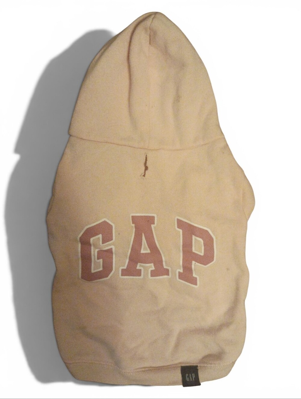 GAP - Pets Classic Logo Dog Hoodie - Tan Beige Soft, Warm M Fleece